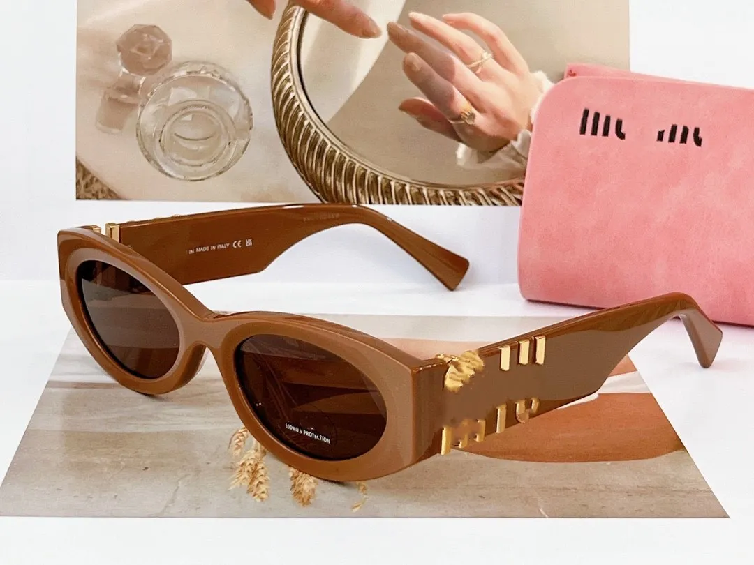 Wysokiej jakości okulary przeciwsłoneczne Mu Cat dla kobiet Designerskie okulary przeciwsłoneczne Modna Moda klasyczny styl okulary retro unisex jazda anty-UV400 z pudełkiem