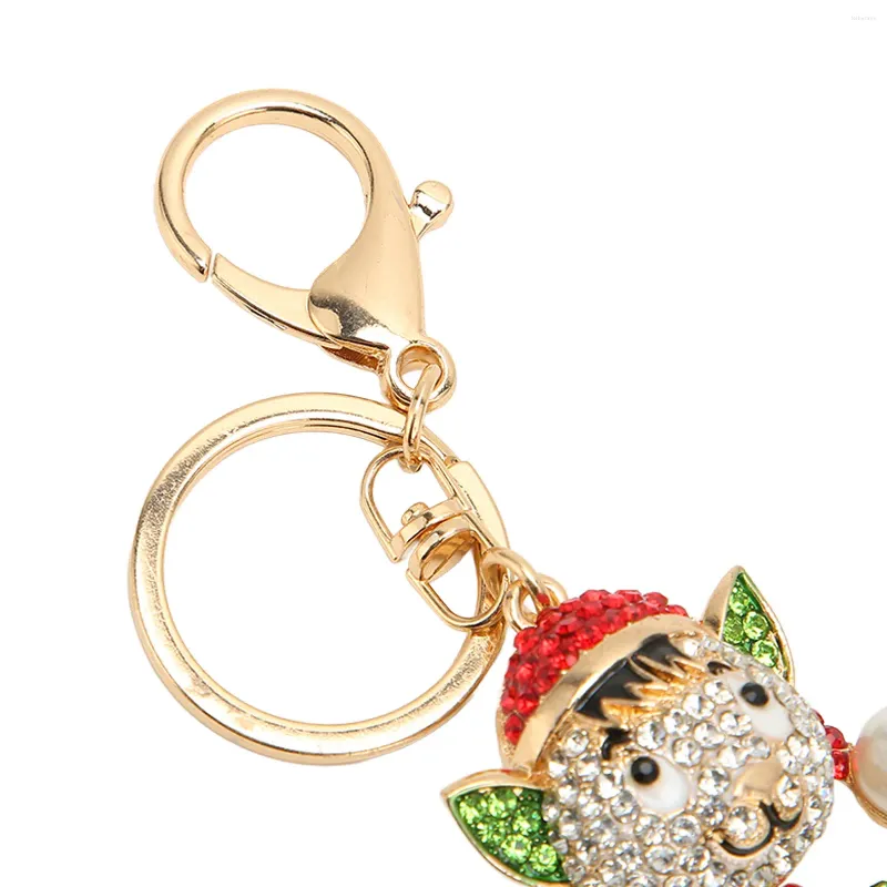 Keychains Dog Keychain Bag Pendant bling söt för ryggsäckar unga flickor