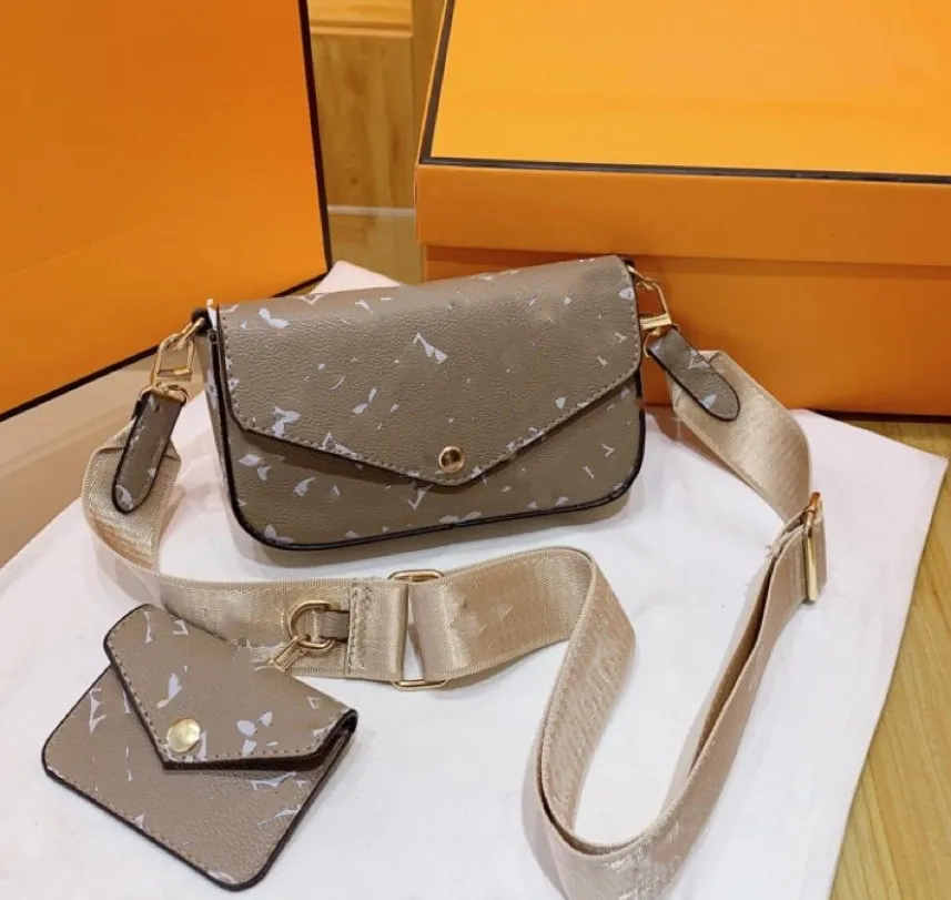 Borsa della migliore marca Borsa a tracolla marrone fiore vecchio Borsa a tracolla Pochette combinata Borse da donna di lusso alla moda in rilievo Messenger