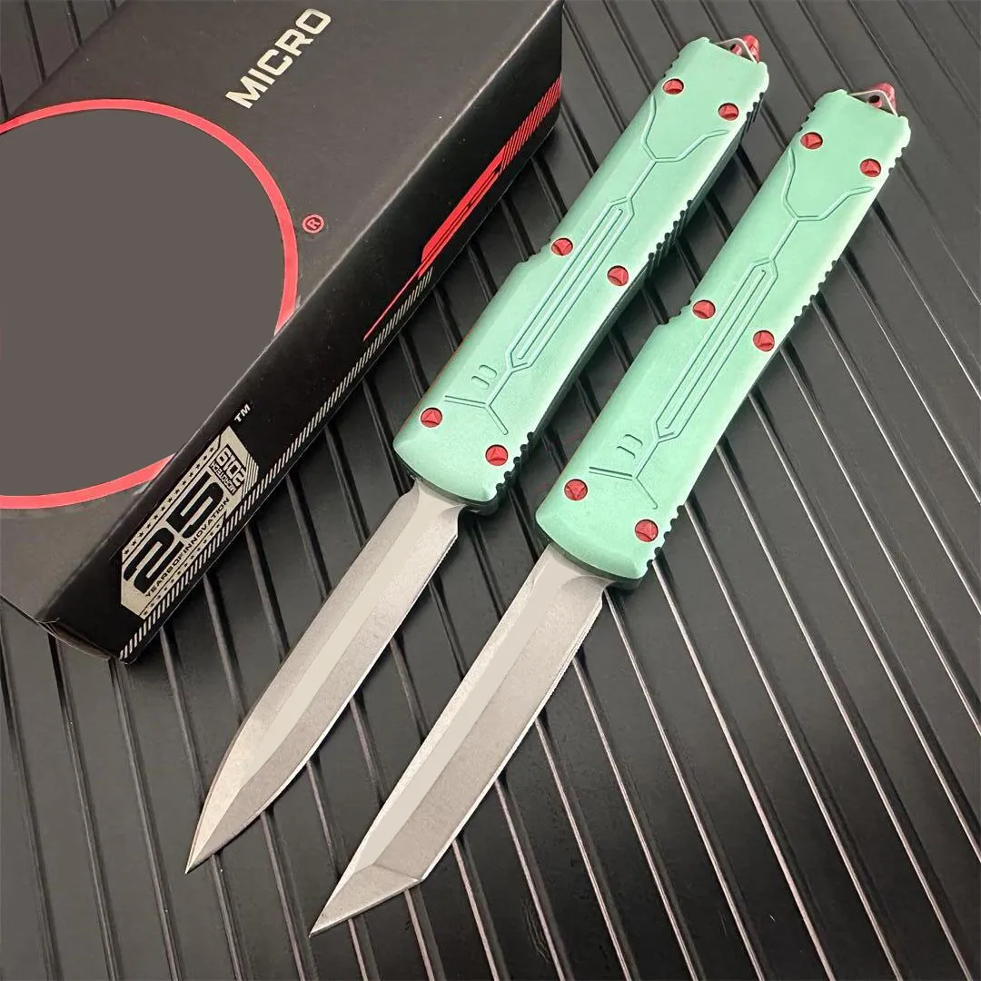 3 Styles MICRo UTX-85 couteau de chasseur de primes D2 lame tactique automatique CNC 6061-T6 couteaux à manche en aluminium bons couteaux