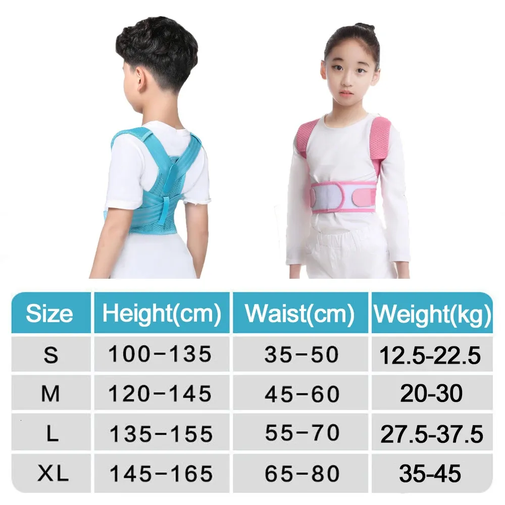 Correcteur De Posture Dorsal Réglable - Enfants & Ados - Avec Sangles De Maintien - Neuf