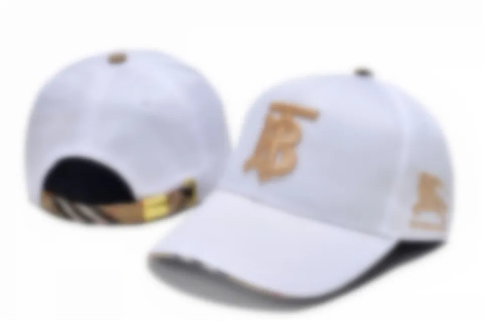 新しいLuxurys Desingers Letter Baseball Cap Men Men Caps Embroidery Sun Hatsファッションレジャーデザインブロックハット21色B-4