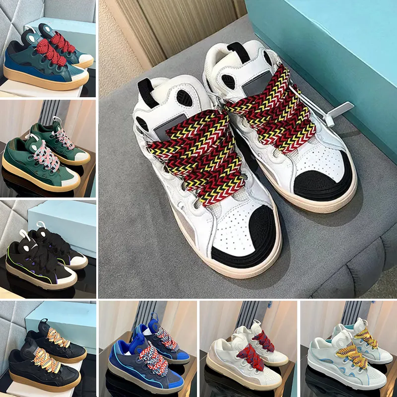 Wholesale With Box Luxury Lavin Leather Curb Sneakers Designer