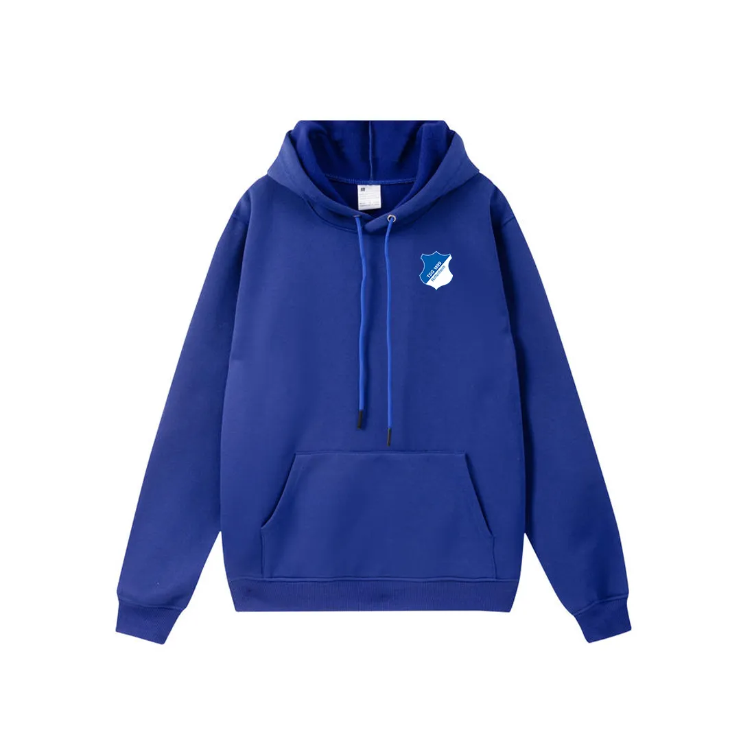 TSG 1899 Hoffenheim Herren Freizeit Sport Pullover Hoodies Designer klassischer Pullover farbiger Pullover Rundhals Streetwear