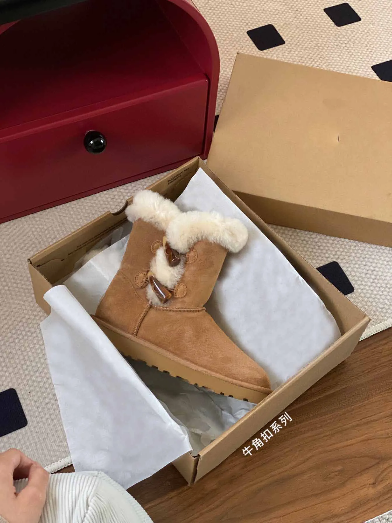 winter wool boots men Cold resistant snow boot designer shoe classic platform women High top shoes thick bottom woman plush Warm Shoes Large size 35-37-42-43-44 With box