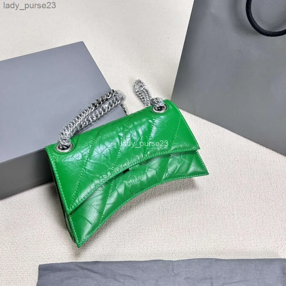 Cross Girl Crush Lady Bag Shoulder Body Designer Purse Bags Chain Hourglass Shape Handbags Underarm Fashion Leather Women Handbag 1eyo