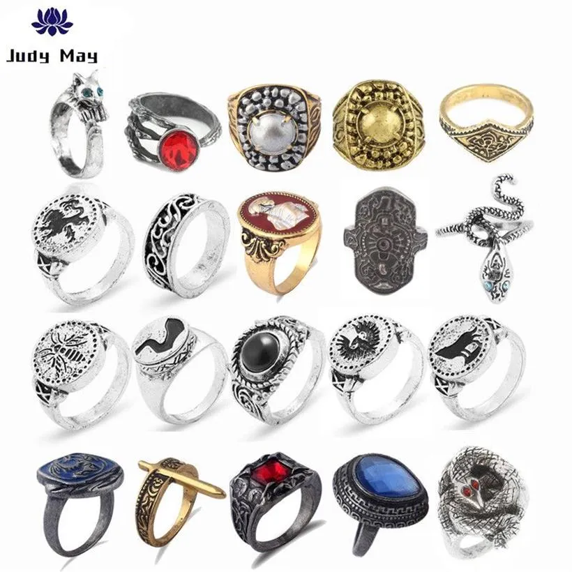 Dark Souls Ring Havel's Demon's Scar Chloranthy Pierścienie Cosplay Akcesoria Anillos dla mężczyzn Drop Jewelry3532