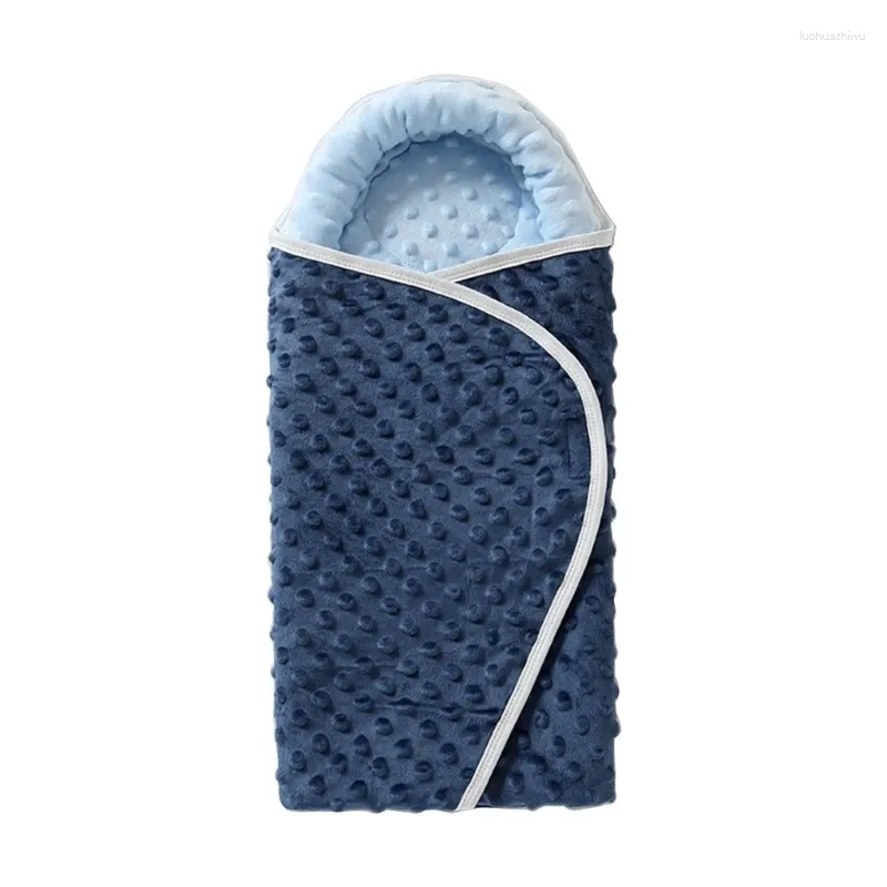 Battaniye bebek battaniye yumuşak ve sıcak uyku tulumu şarfı bez, küçük çocuklar için nefes alabilir nötr cinsiyet ürünü önler