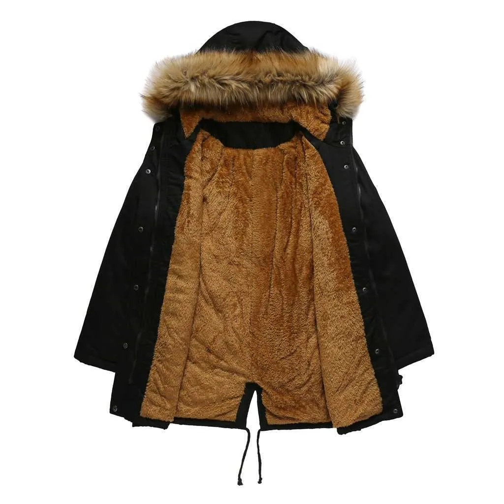 Winterkleding Dames Fleece Donsjack Lange jas voor dames Trenchcoat Donsjassen Pufferjack Parka Jassen Dikke bovenkleding 1ZM16