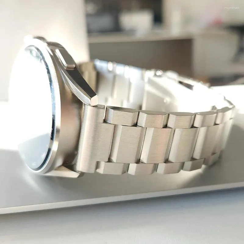 Huawei 4 Pro / GT 3 46mm Ultimate 22mm Metal Bağlantı Bilezik İzleme Bandı için Bant Bantları Paslanmaz Çelik Strap Band