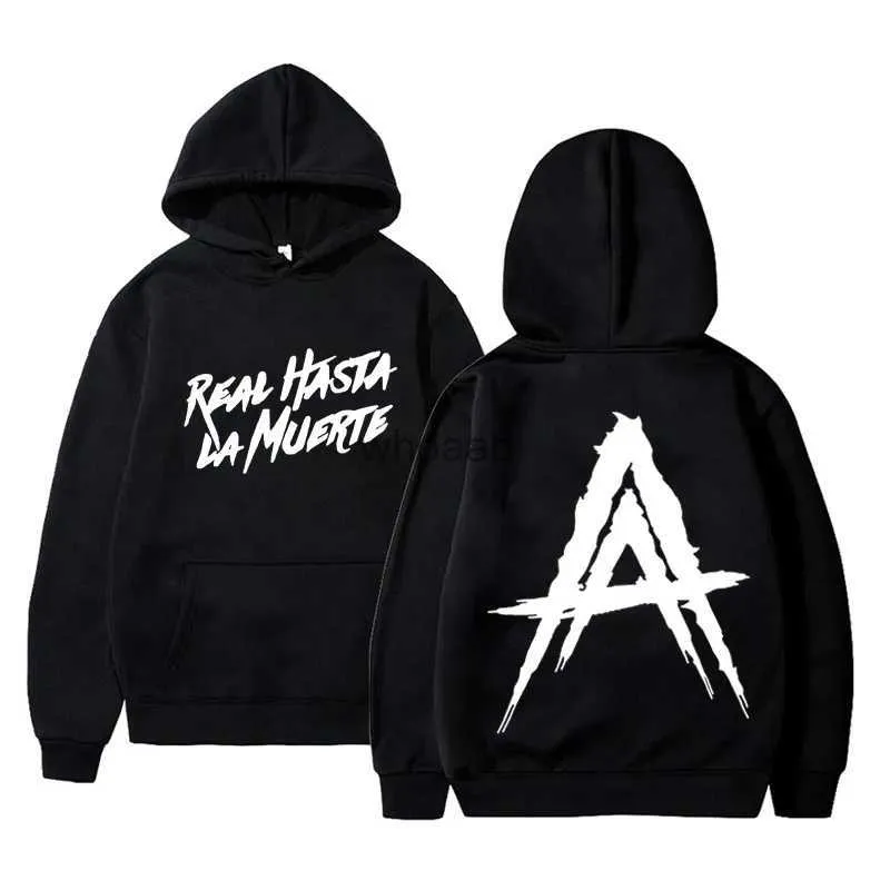 Anuel AA Album Real Hasta La Muerte Band Hoodies Mens And Womens Hip Hop  Sweatshirts For Winter, Spring, And Autumn Long Sleeve Harajuku Sudaderas  YQ231013 From Tales01, $12.5