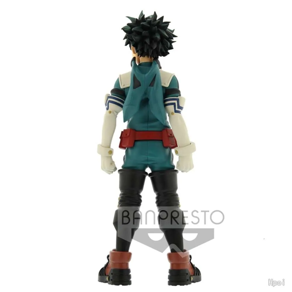 Costumi mascotte 15 cm Amine Figura Midoriya Izuku Deku My Hero Academia Stangdding Posa Bambole carine Giocattolo Regalo Raccogli ornamenti in scatola Materiale in PVC