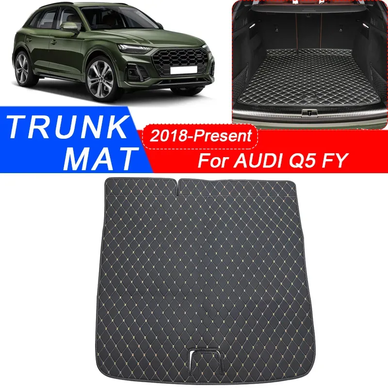 Custom Trunk Floor Mats for Audi Q5 FY 2018 2024 Waterproof Non Slip Car Boot Liners
