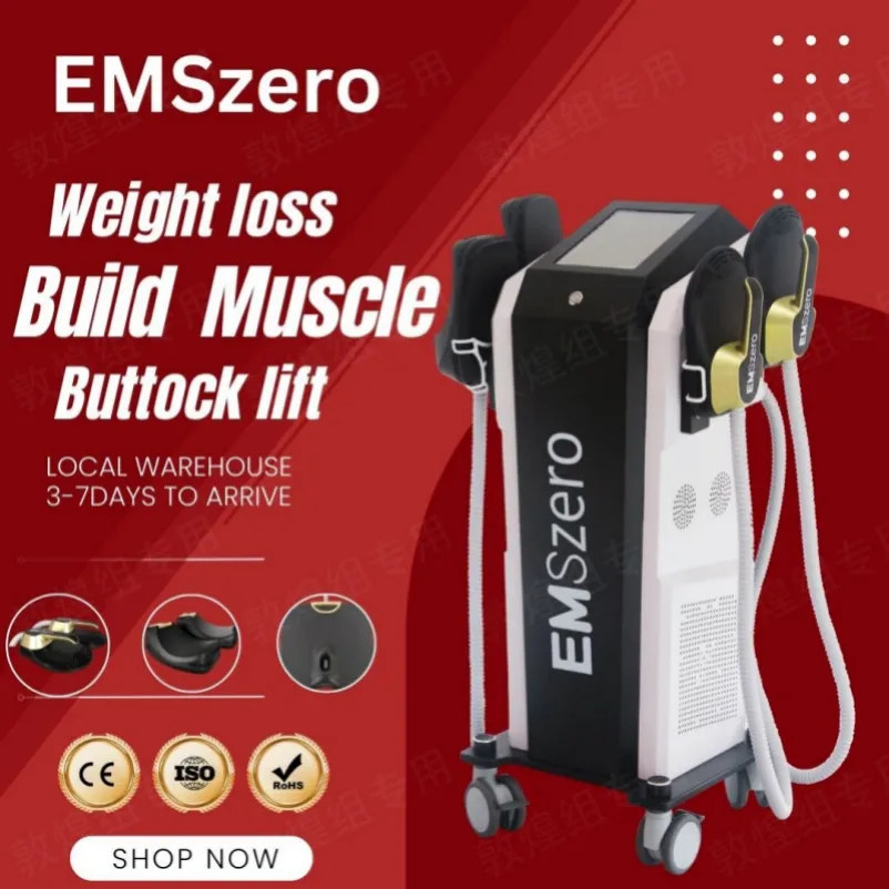 EMSZero-máquina para esculpir el cuerpo, adelgazante, 14 Teslas de potencia EMS, máquina de radiofrecuencia, estimulación muscular, instrumento de cosmetología seguro y eficiente
