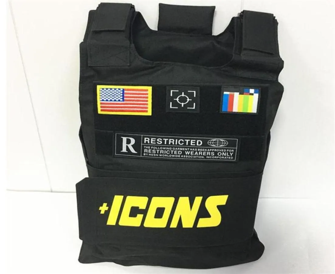 ICONS Rapper Hiphop JPC Molle Plate Carrier Vest Jacht Tactische Body Armor Outdoor Paintball Airsoft Vest Molle Vest Street3919178