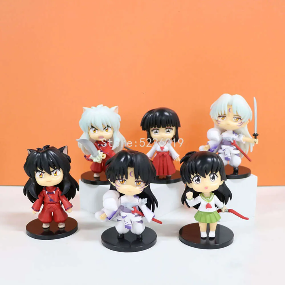 Action Toy Figures 16 20cm Anime Inuyasha Sesshoumaru Higurashi Kagome Kikyo Action Figure Car Decor Statue Pvc Collectible Model Figurine Toys From Majiaqu, $20.24