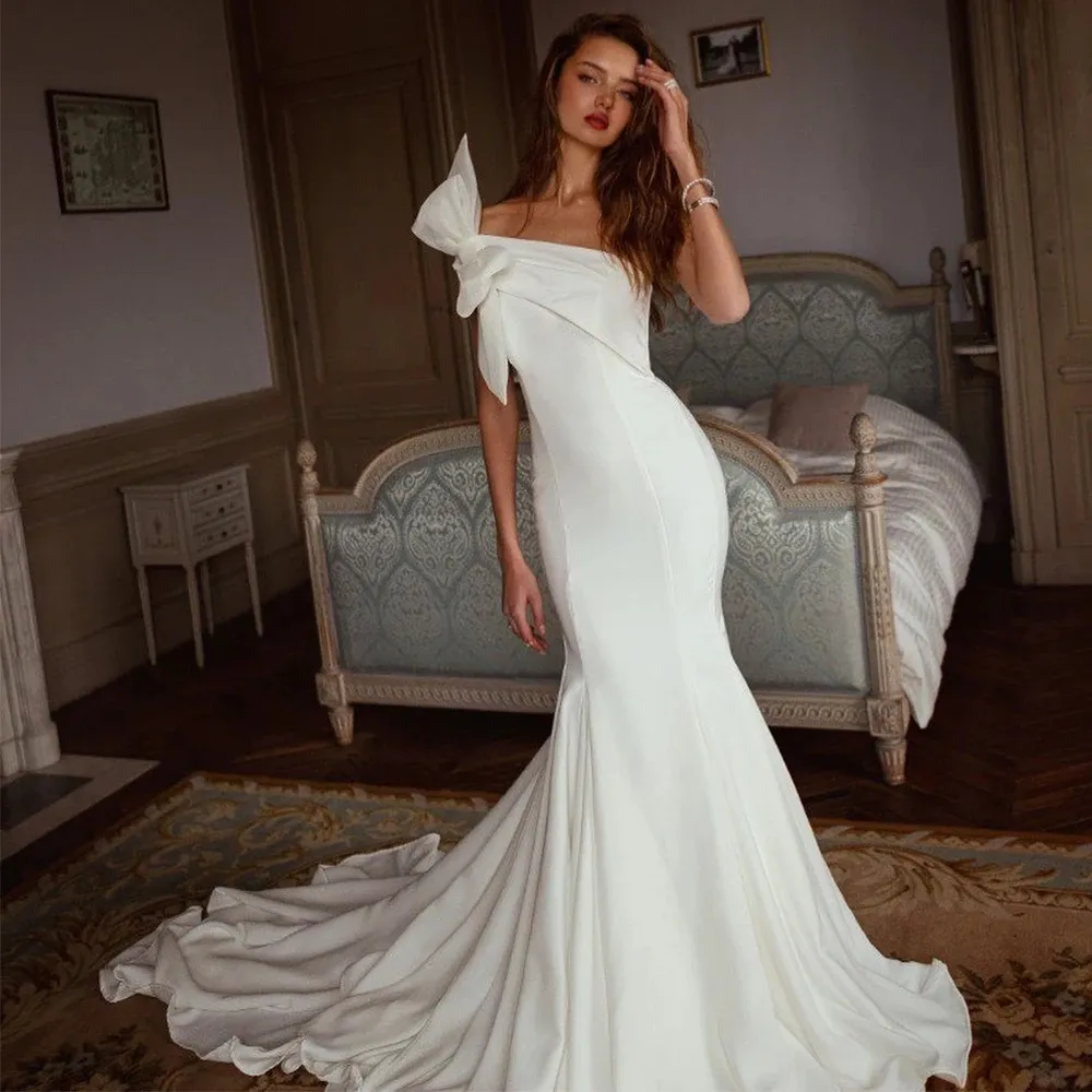 vintage one shoulder wedding dress One Shoulder Wedding Dresses