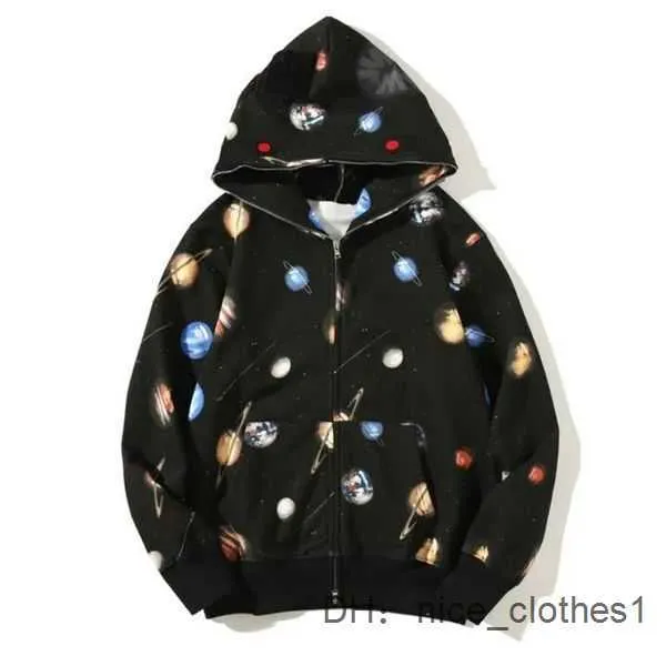 Sweatshirts Bapes Hoodie Shark Hoodies Zipper Fashion Full Zipbapes ERO0