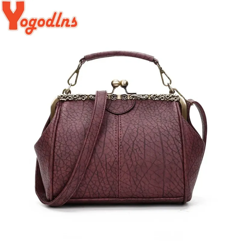 Torby wieczorowe Yogodlns moda mroczna torba crossbody kobiet retro pu ramię zaawansowane design to torebka luksusowa dama torebka zakupów 231013