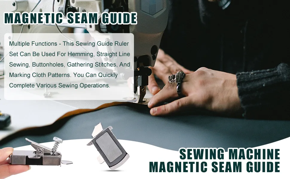 Seam Guide Ruler and Magnetic Seam Guide