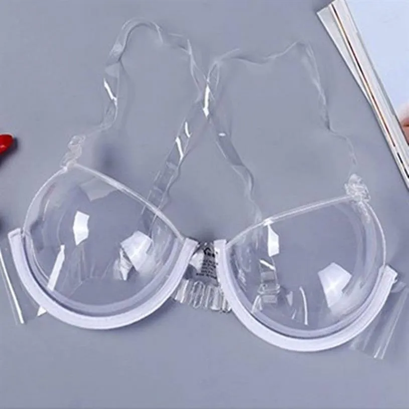 Ultra Thin Transparent Push Up Bra With Clear TPU PVC Chest Straps For Womens  Lingerie Invisible And Sexy From Zazvf, $8.73