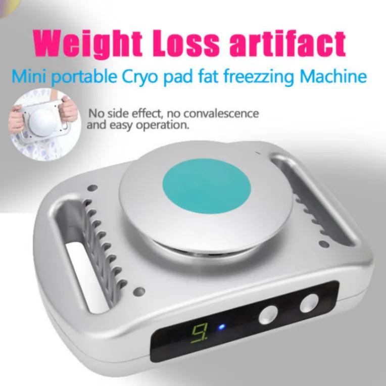 Bärbar Slim Equipment Cryolipolysis Fat Freezing Machine Slimming Belt för avlägsnande av viktminskning Cryoterapi för hemanvändning Kroppsformning Freeze 230621