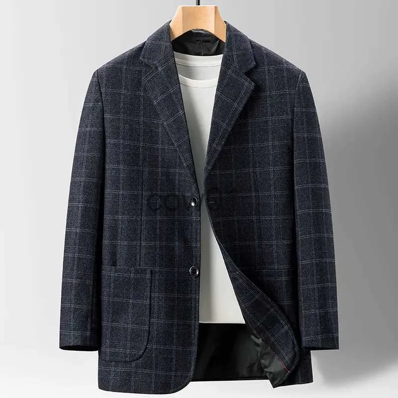 Blazer Masculino De Couro Falso De Alta Qualidade Versão Coreana Tendência Elegante Moda Simples Negócios Casual Festa Melhor Homem Cavalheiro Terno Jaqueta J231014