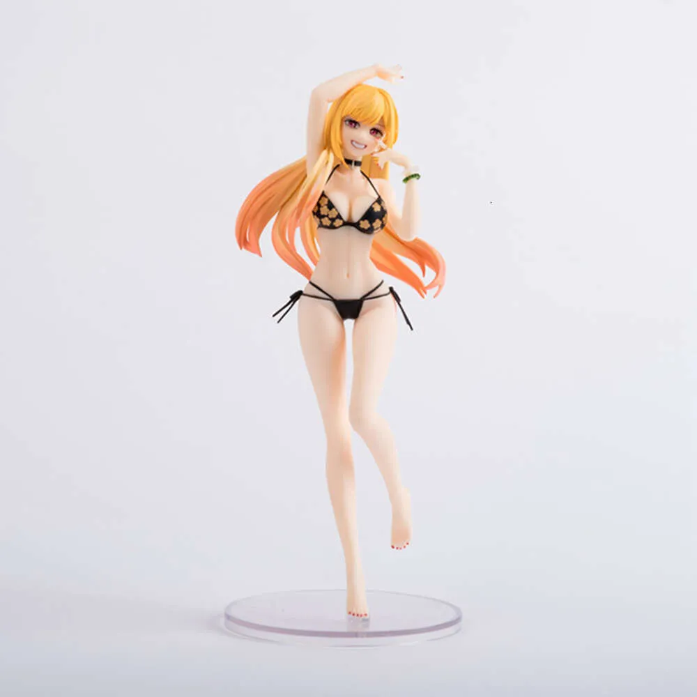 Xinnice My Dress Up Darling Manga - Figurine de manga - 10 cm - Kitagawa Marin - Position assise - Figurine Anime Girl - Modèle de maillot de bain - Statue de Xinnice My Dress Up Darling Manga - Figurine de manga - 10 cm - Kitagawa Marin - Position assise - Figurine Anime Girl - Modèle de maillot de bain - Statue de