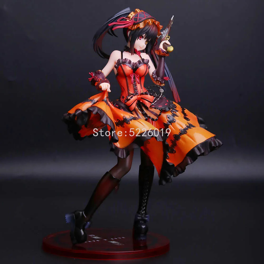 Finger Toys 23cm Anime Movie Date A Live Figura Mayuri Judgment Kurumi Tokisaki Figura de anime sexy Kurumi Tokisaki Figura de acción Modelo Juguetes