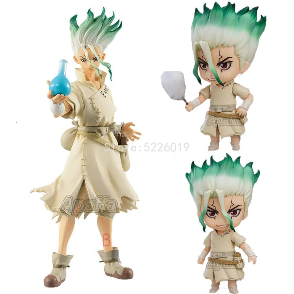 Dr.STONE フィギュア ８体セット 20cm Anime Dr.Stone Figürü Ishigami Senkuu Aksiyon Yi TL1