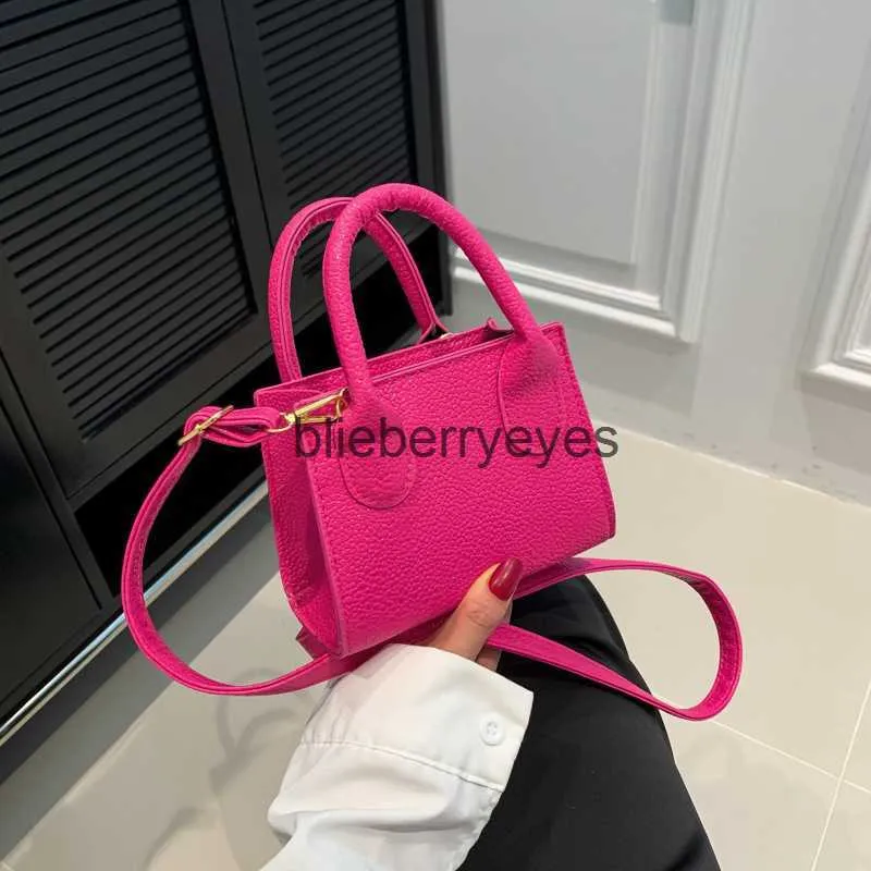 Cross Body Popular Women's Bag 2023 New Style Bag Popular Color Handbag Literary and Simple Shoulder Crossbody Women's BagblieBerryeyes