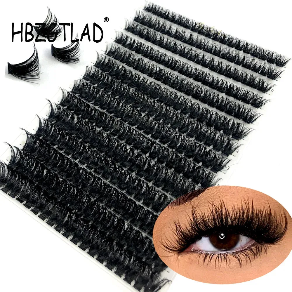 False Eyelashes 60D 80D Mink 100 280 Bundles Natural Eyelash extension 3D Russia Volume Individual Cluster Makeup Tools Lashes 231013