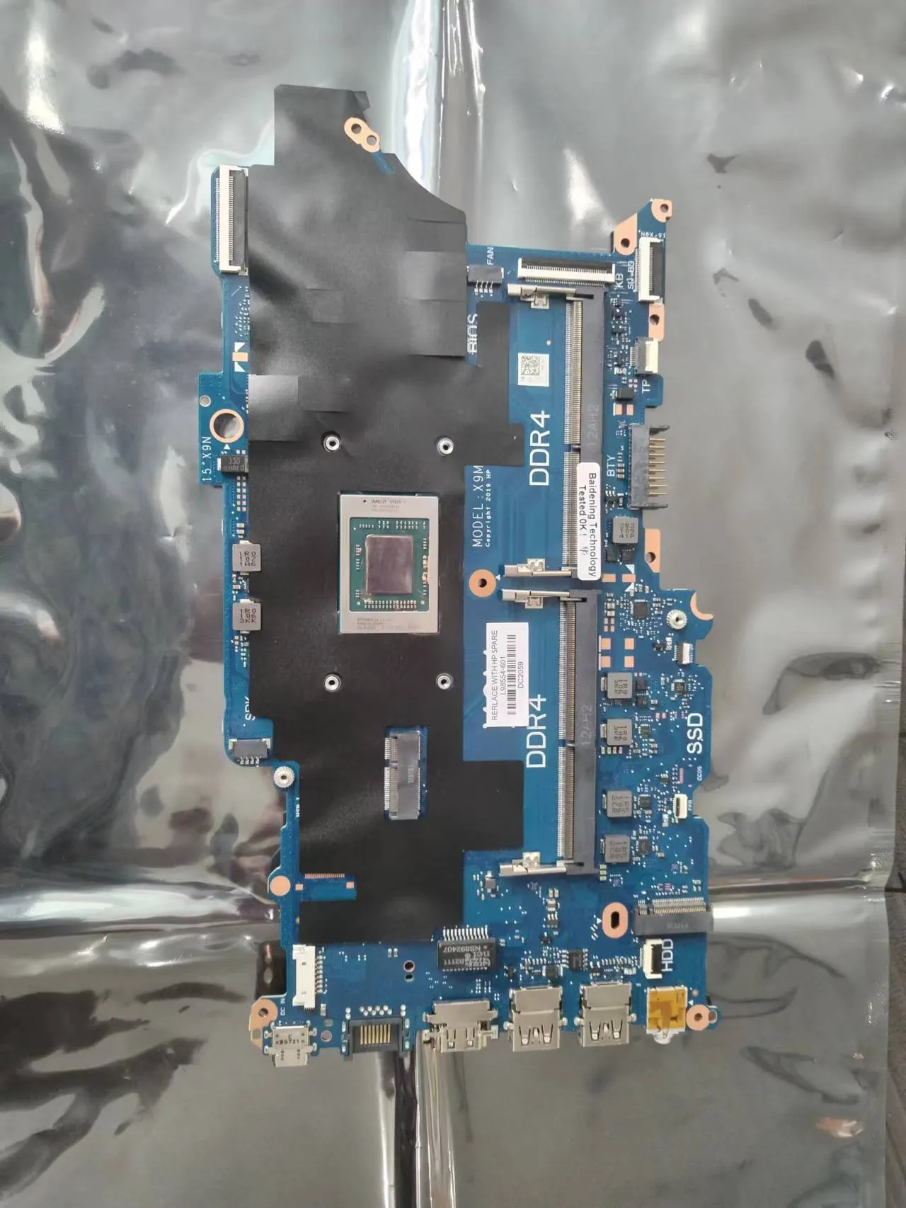 Laptop Moederbord L98554-601 DA0X9MMB8F0 VOOR HP 455 G7 MET Ryzen5 4500U Volledig getest en werkt perfect