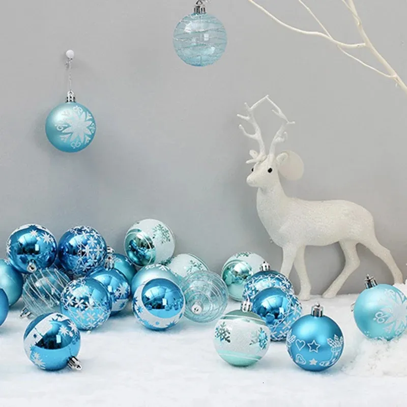 Light Blue Christmas Ornaments