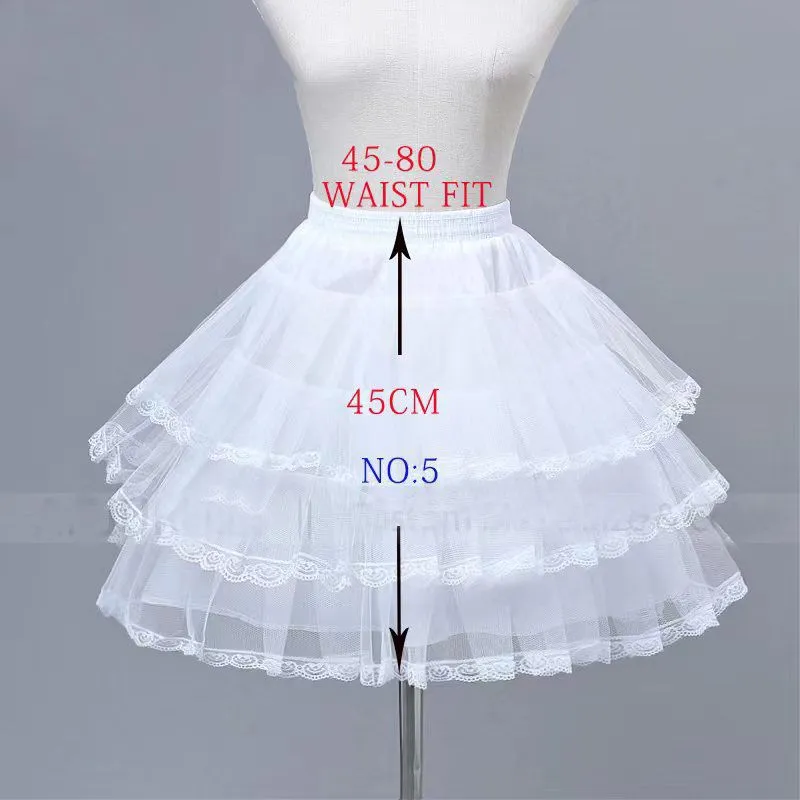 Flower Girls Petticoat Underskirt Cosplay Party Short Dress Jupon Enfant Fille Lolita Ballet Tutu Skirt Enaguas Sottogonna Mini