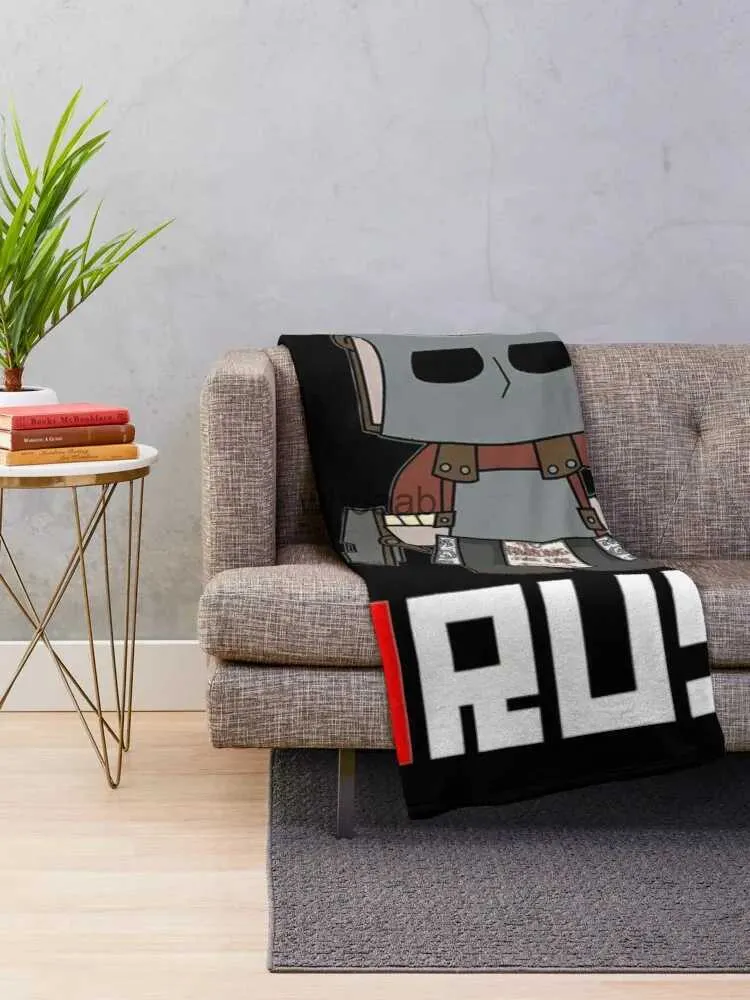 Rust Game Poster Throw Blanket Fashionable Sofa Hypebeast Rug