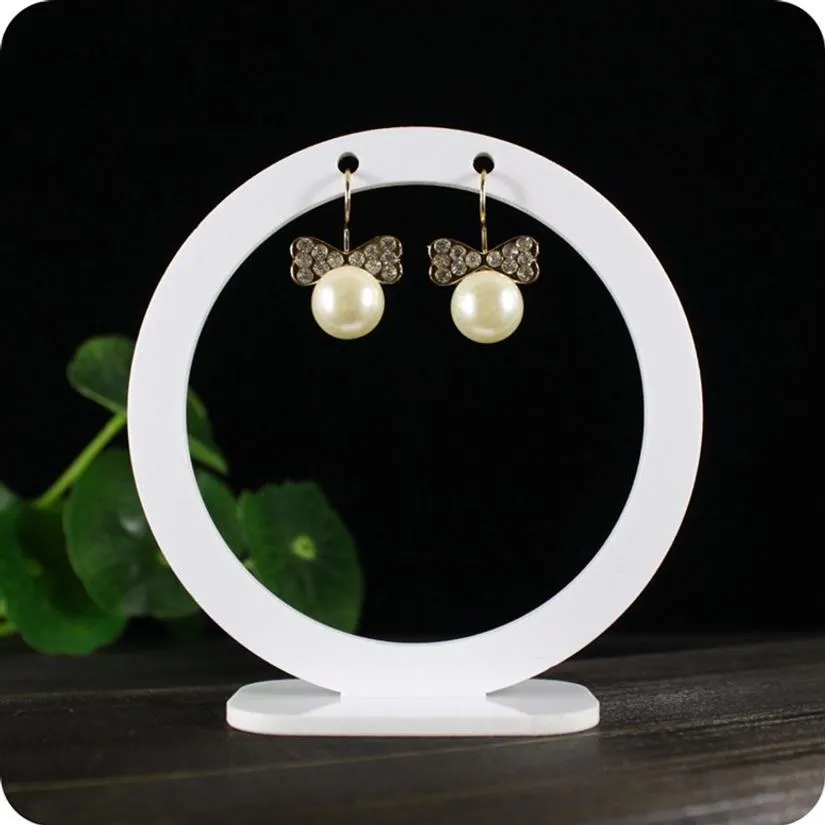 Round Earring holder stand jewellery display organizer door virtues earrings display earing holder case jewelry hand mannecan262a