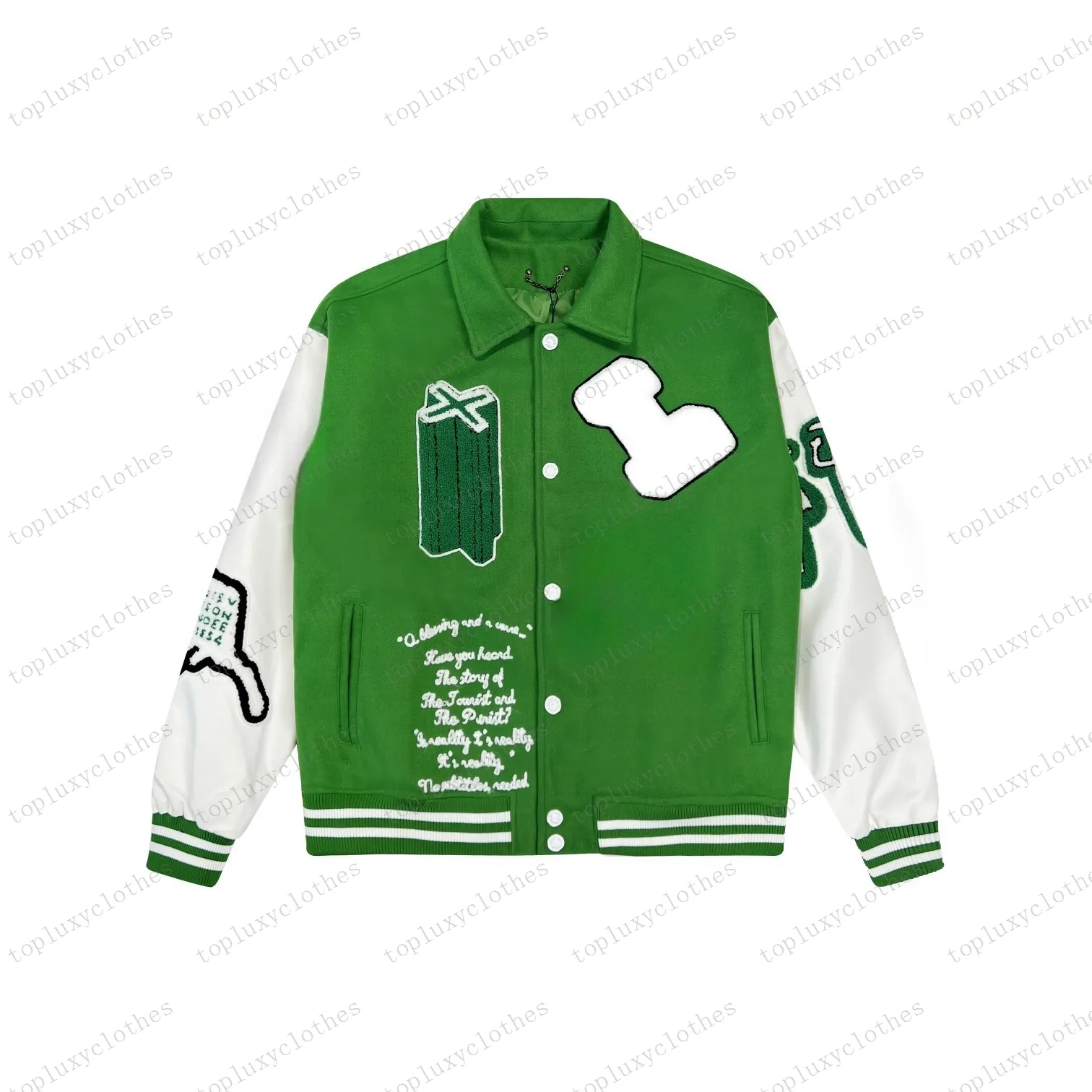 Veste LV Varsity en cashgora - OBSOLETES DO NOT TOUCH de luxe, Homme  1AAX1G