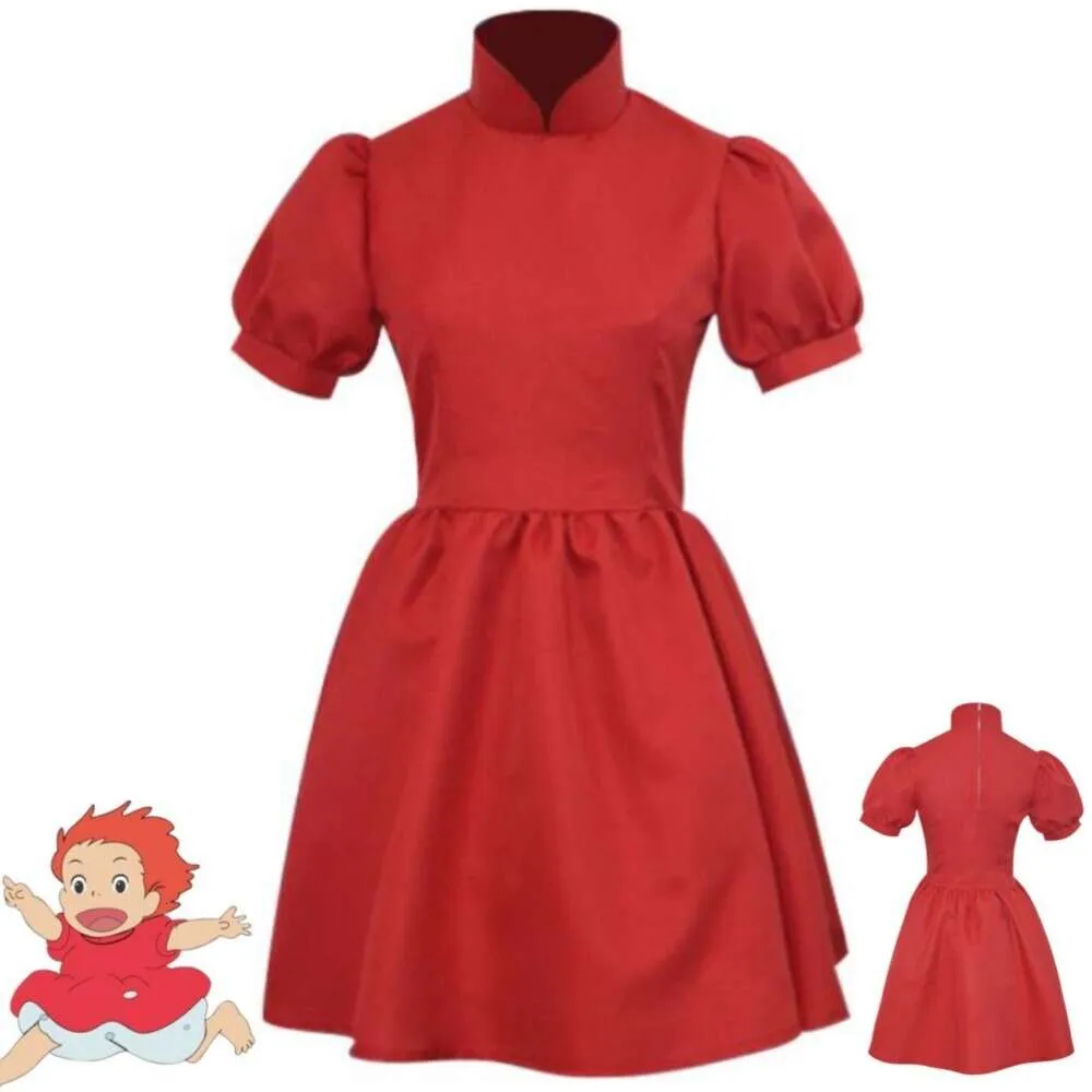 ponyo red dress Ponyo (Ponyo on the Cliff by the Sea) by Petite Purin