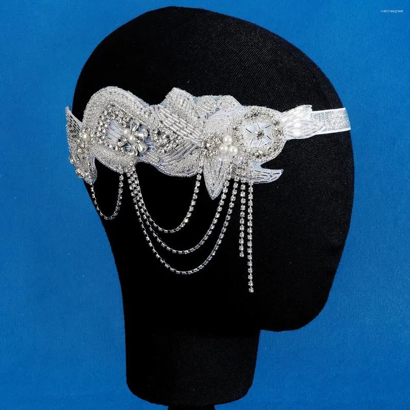 Pinces à cheveux bijoux de mariée strass bandeaux de perles bandeaux pour mariées femmes coiffure chapeaux chapeaux accessoires de mariage