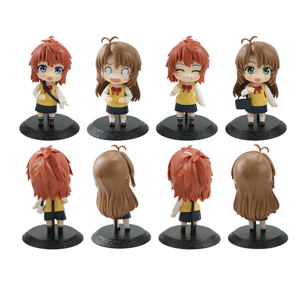 Brinquedos de dedo 4 unidades / conjunto Non Non Biyori Non Stop Anime Figura Komari Koshigaya Figura de ação Natsumi Koshigaya Estatueta Modelo Boneca Brinquedos 10cm