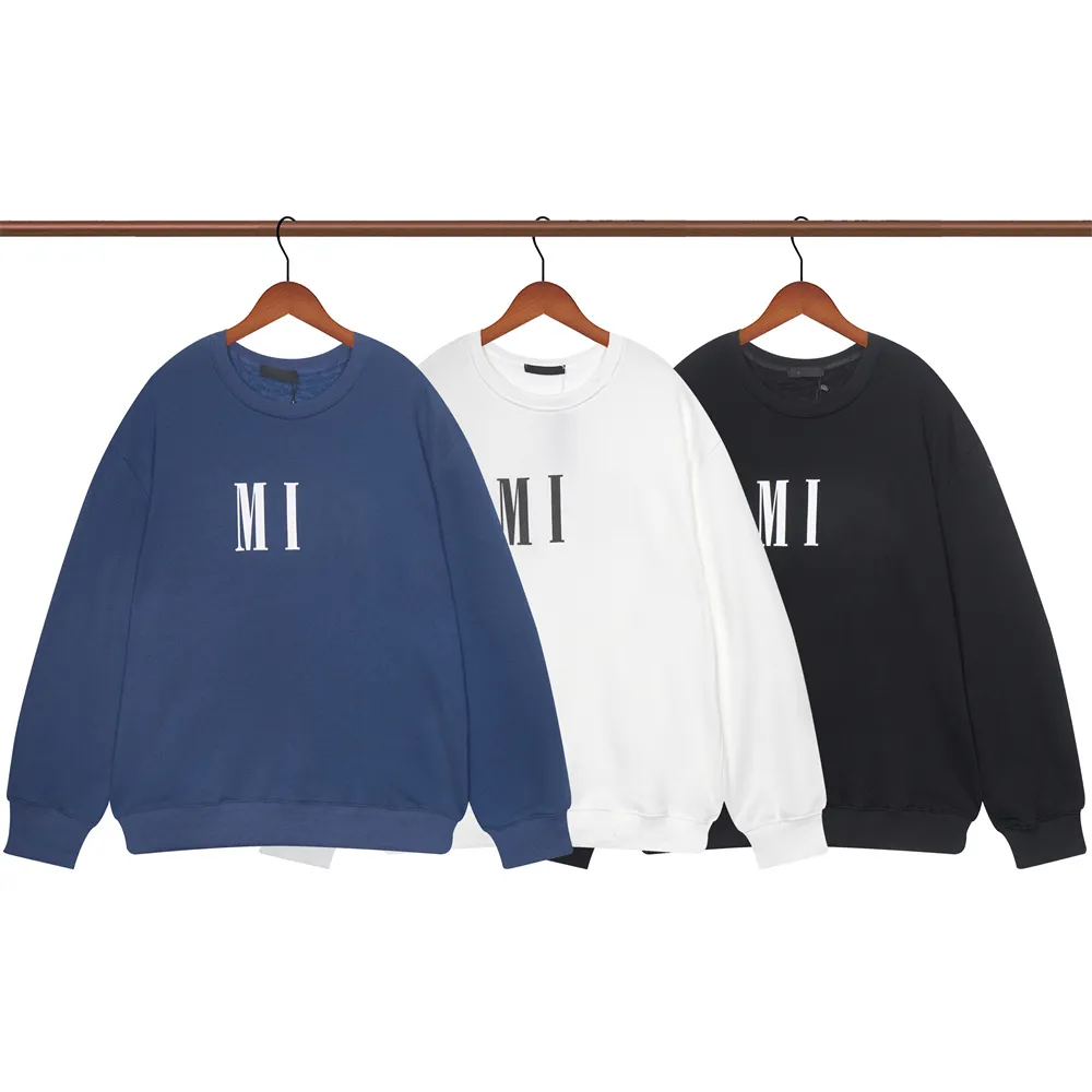 Mens Hoodie Designer MI Sweater Hoodies Pulôver Moletons Hip Hop MI Carta Imprimir Tops Etiquetas