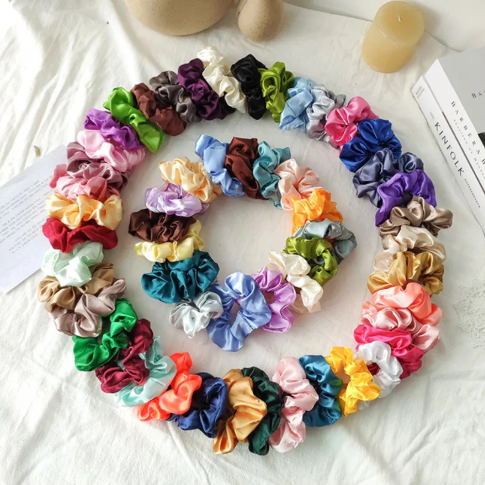 Jóias de cabelo de casamento 40pcs valor atacado francês elástico cabelo scrunchies para mulheres laços de cabelo faixa de borracha acessórios de corda de cabelo senhora cocar 202 231013