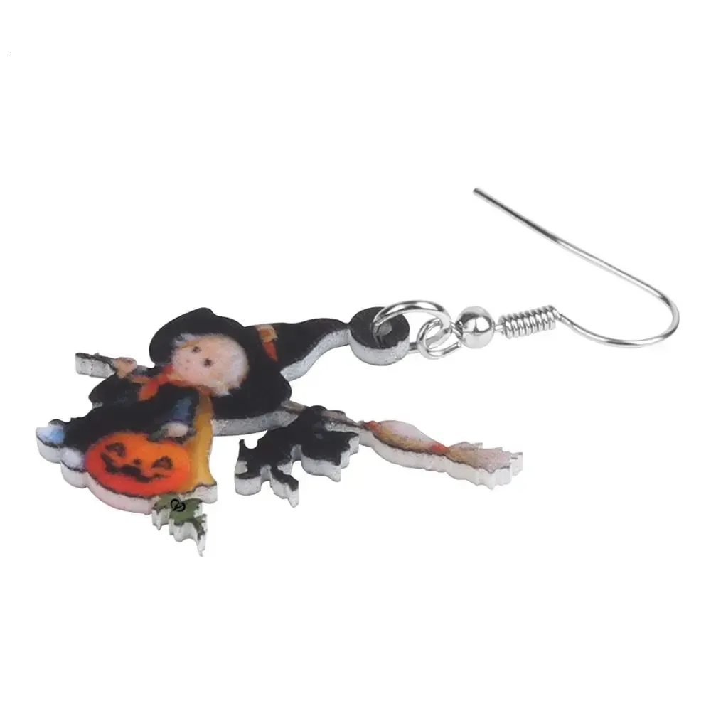 BONSNY Boucles d'oreilles pendantes fantaisie en acrylique pour BONSNY Boucles d'oreilles pendantes fantaisie en acrylique pour