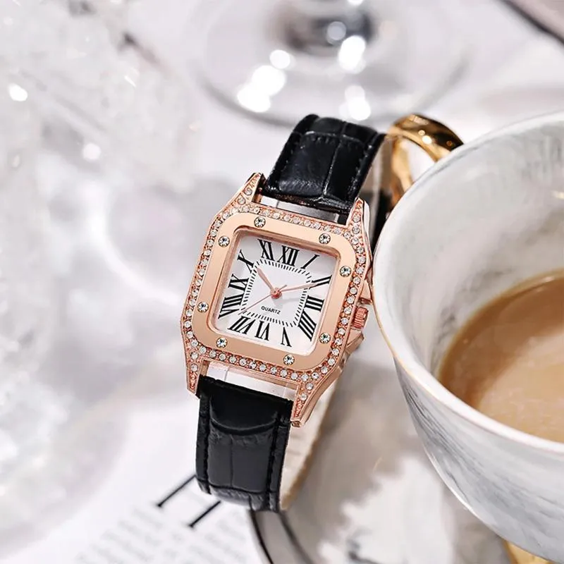 Наручные часы брендовые часы с квадратным большим циферблатом женские кварцевые дизайн Sense Running второй подарок Reloj Hombre для женщин