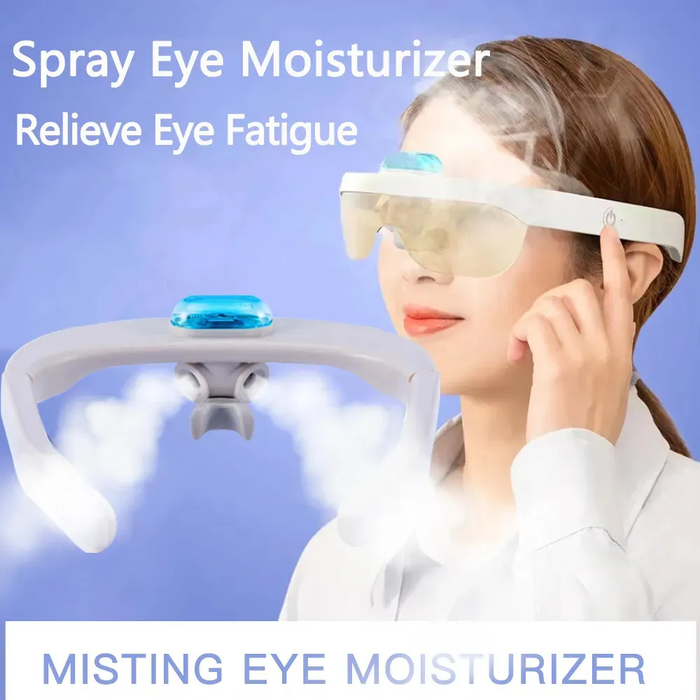 Sömnmasker spray ögon fuktande instrument timing skönhet fuktande avlastning torrhet trötthet massage enhet ångtomizer 231013