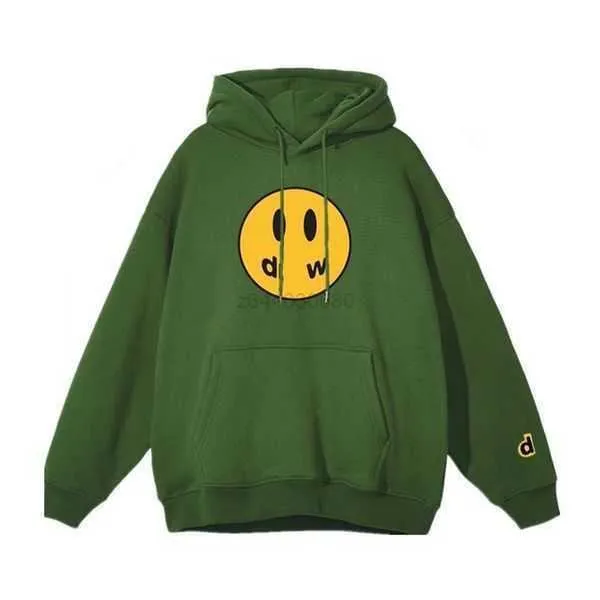 Moletons masculinos Moletons Amarelo Homem Retro Smiley Face Letras Moletom Feminino Camiseta Primavera Tendência Manga Longa Top High Drews Hooded Essentialhoodies 6PP