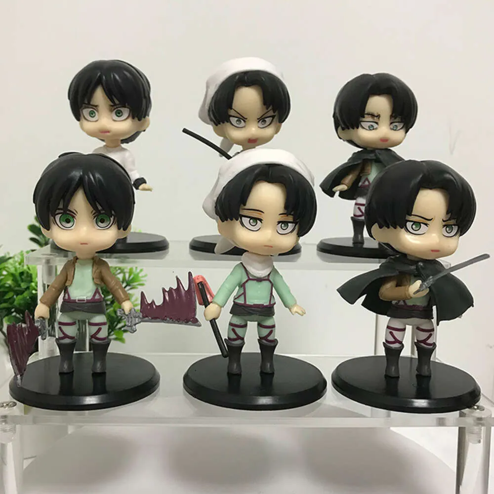 Attack On Titan Shingeki No Kyojin Model Statue Action Figure Figurine Toy  Set