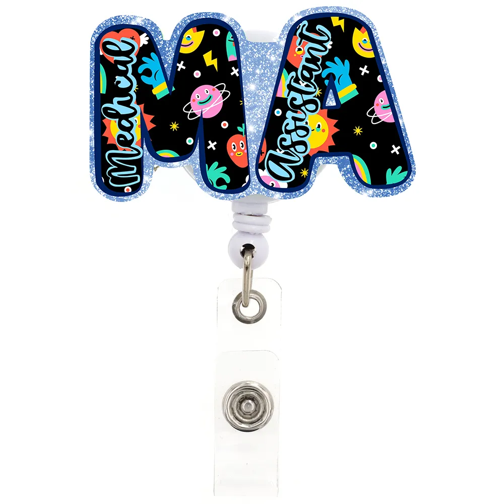 Custom Acrylic Medical Assistants Badge Reel Retractable For Nurse Office  Workers MA Badge Holder With Clips Office Supplies Accessories From  Fashion883, $13.69