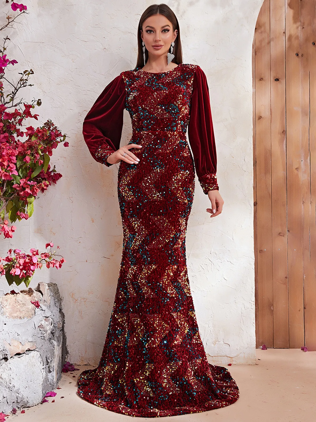 slim fit dress slacks Embroidered Tulle Dress with Fitted Bodice – Gattinolli by Marwan
